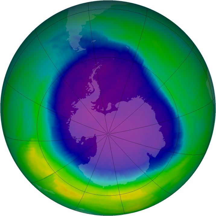 Ozone Map 1998-10-01